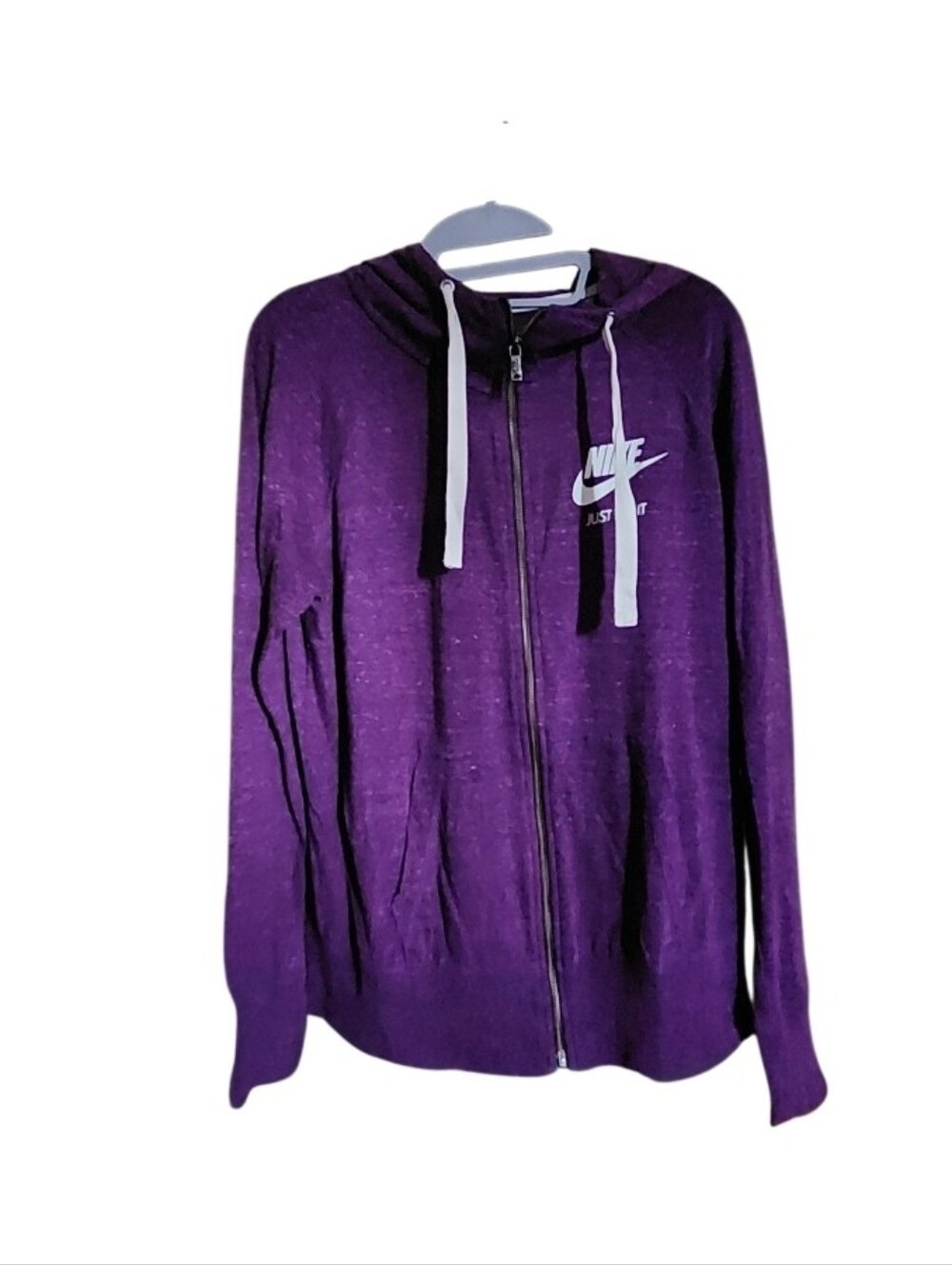 Nike Purple Zip-Up Hoodie Jacket
